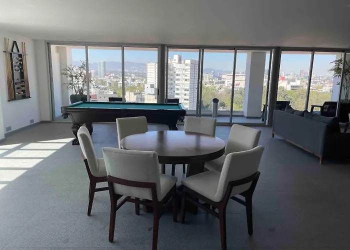 Roma-condesa - Alberca Rooftop + Gym - 2br Vistas *