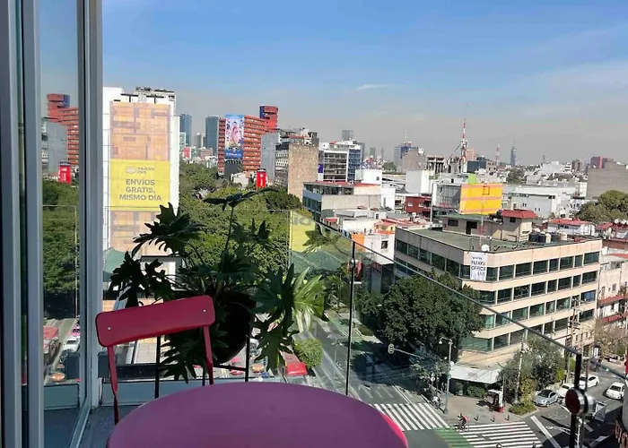 Apartment Roma-condesa - Alberca Rooftop + Gym - 2br Vistas Mexico City